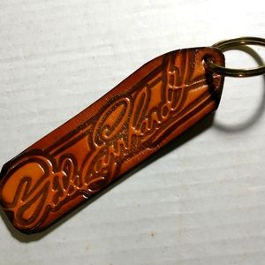 Handcrafted Leather Dale Earnhardt Key Ring NWOT